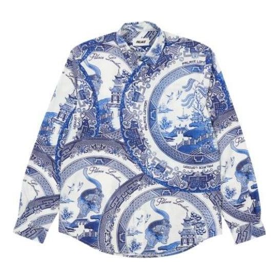 Srajce Palace Palace Plate Print Shirt Bela | P22SHT111