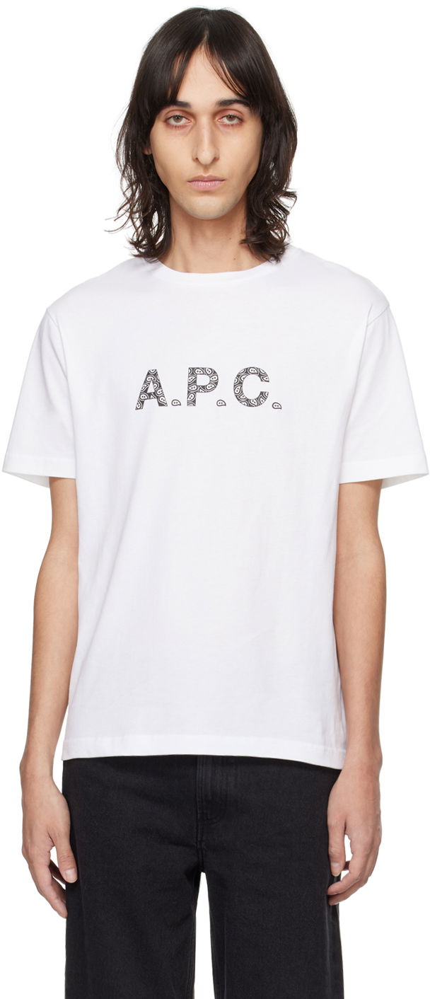 Majica A.P.C. James T-Shirt Bela | COEIO-H26347