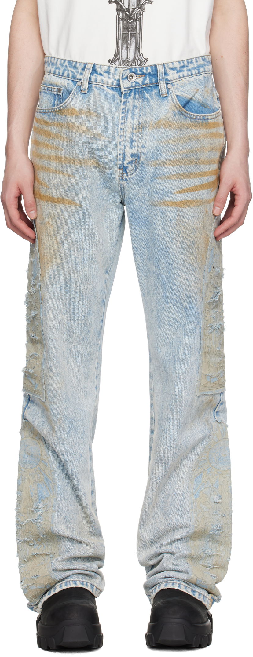 Kavbojke Who Decides War Who Decides War Mechanic Signature Jeans Modra | 1120840009SS25