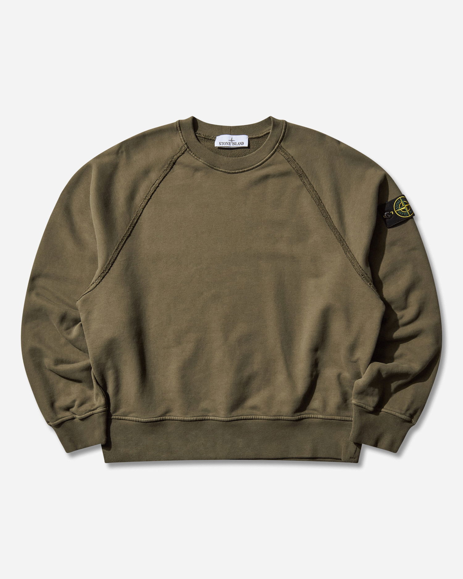 Pulover Stone Island Garment Dyed Oversized Fit Crewneck Sweatshirt Zelena | K2S15-6100022-S0A20 V0054, 1