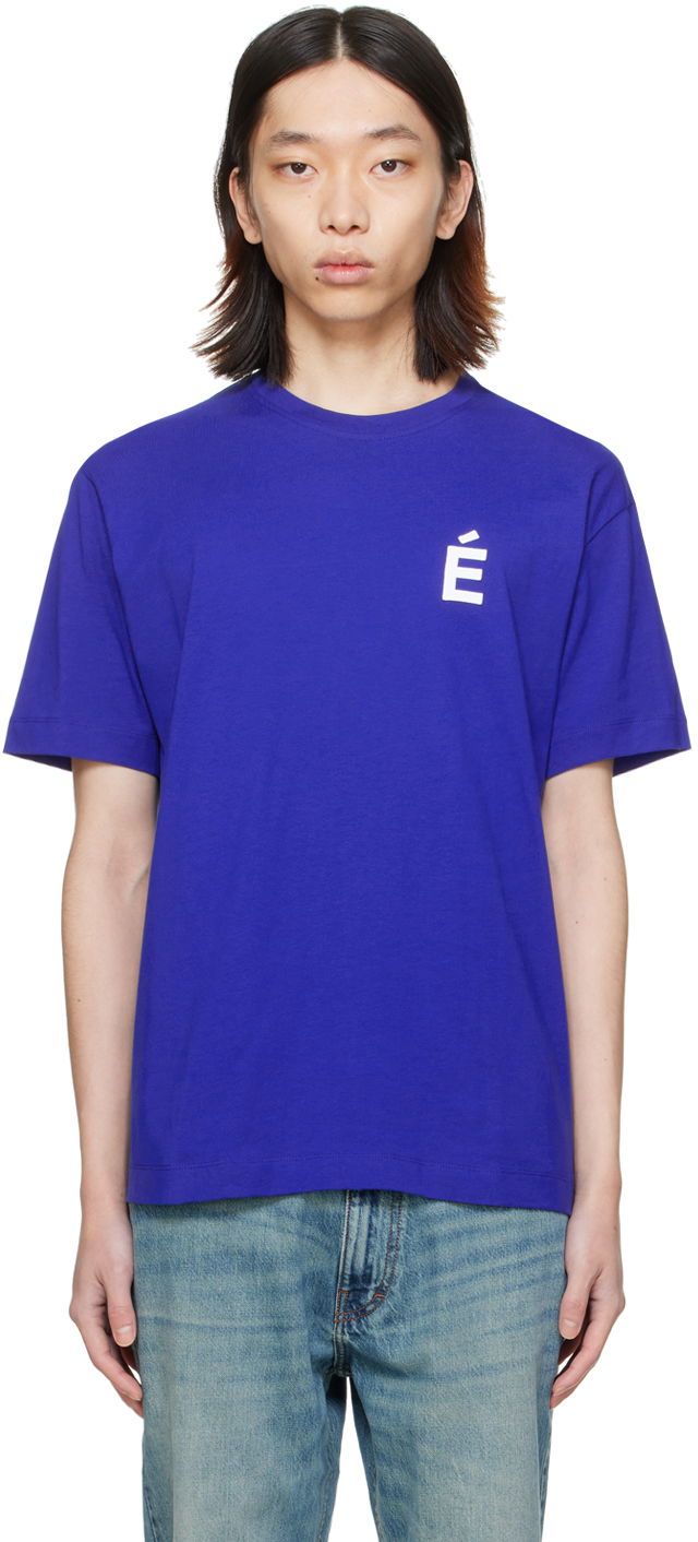 Majica Études Études Wonder Patch T-Shirt Modra | C00ME104A00740