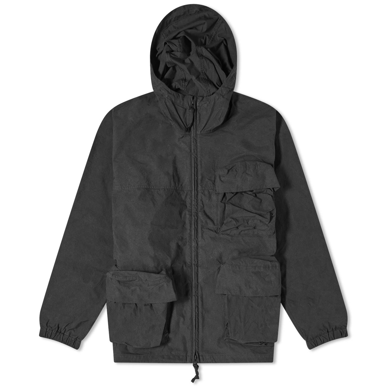 Parka Snow Peak C/N Hooded Parka Jacket with Flap Pockets Črna | JK-20AU007-BK, 0