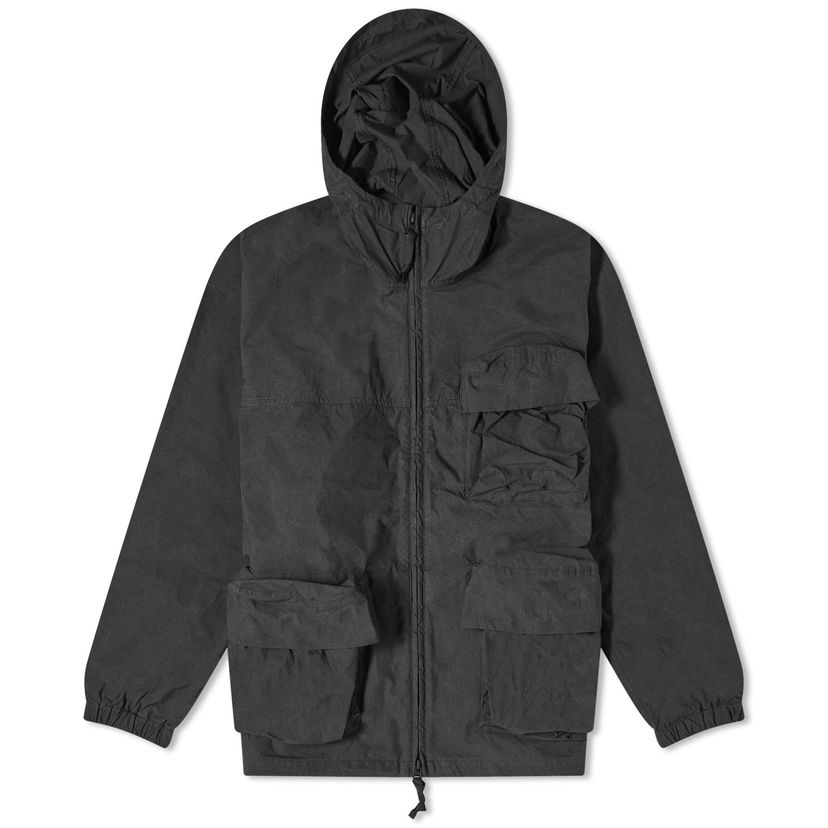 Parka Snow Peak C/N Hooded Parka Jacket with Flap Pockets Črna | JK-20AU007-BK