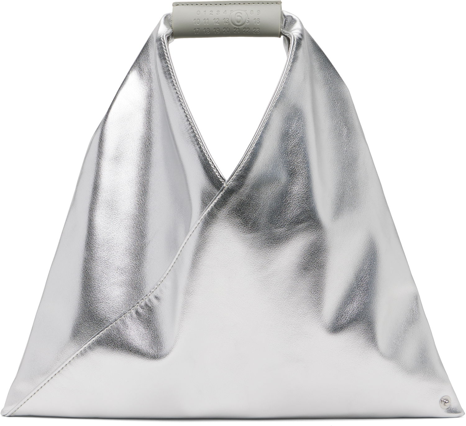 Torbica Maison Margiela MM6 Maison Margiela Triangle Mini Tote Kovinski | SB6WD0013 P8496, 0