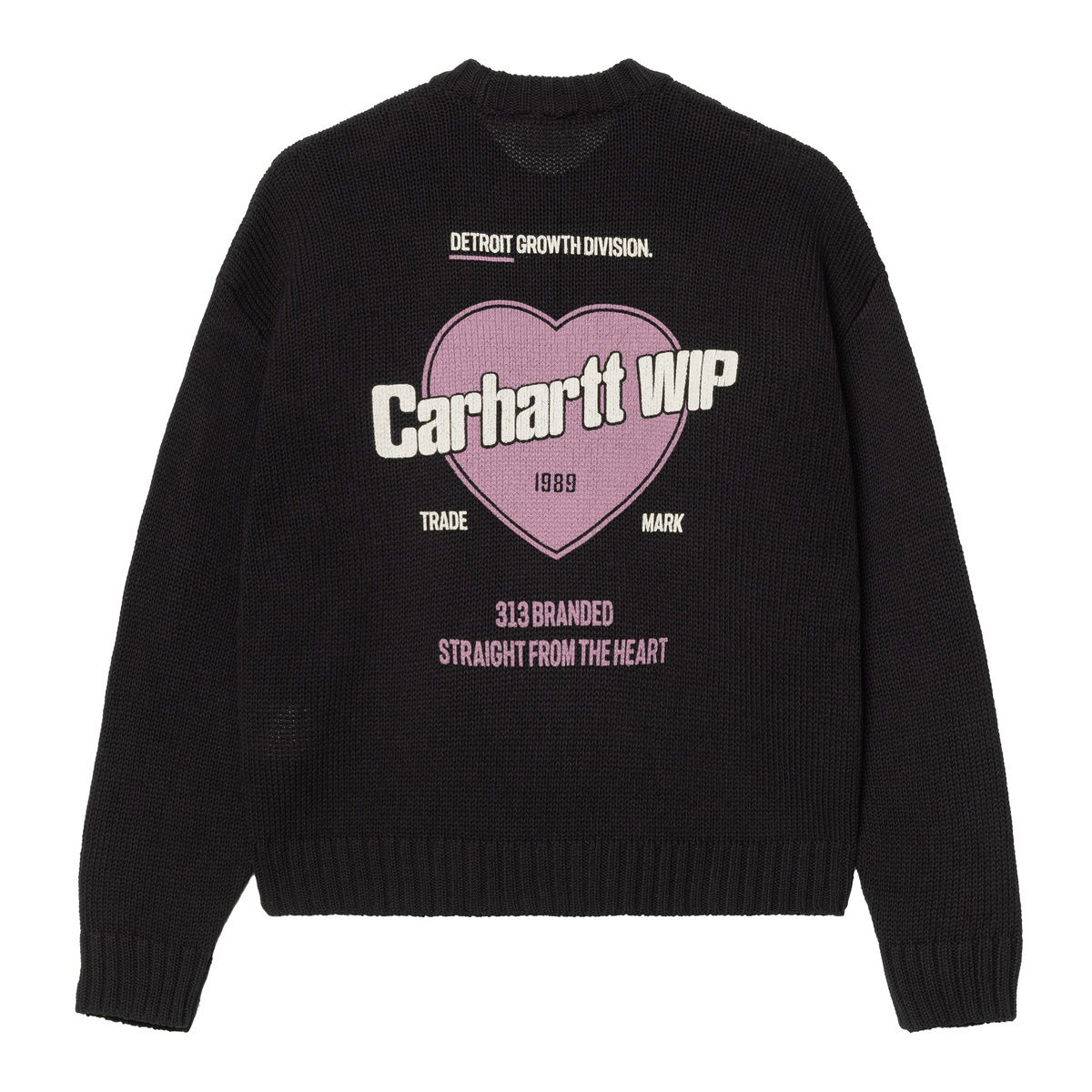Pleteni pulover Carhartt WIP Growth Knit Sweater Črna | I035184_8, 1