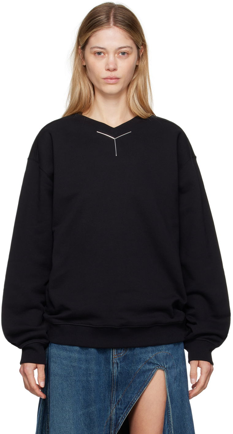 Pulover Y/PROJECT Hardware Sweatshirt Črna | 204SH004
