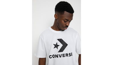 Majica Converse Standard Fit Logo Star Chevron Bela | 10025458-A03, 2