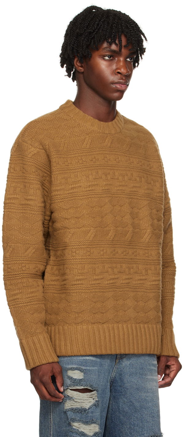 Pleteni pulover ADER ERROR Oversized Knit Sweater Rjava | BMADFWKT0305BG, 1