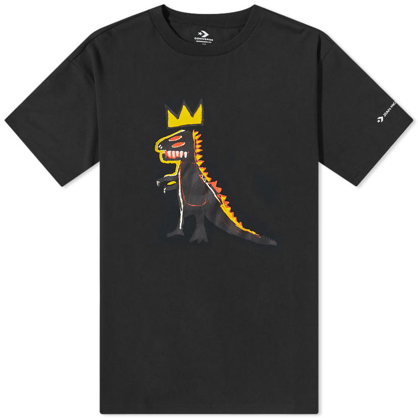Majica Converse Basquiat Dinosaur Graphic T-Shirt Črna | 10023144-A02