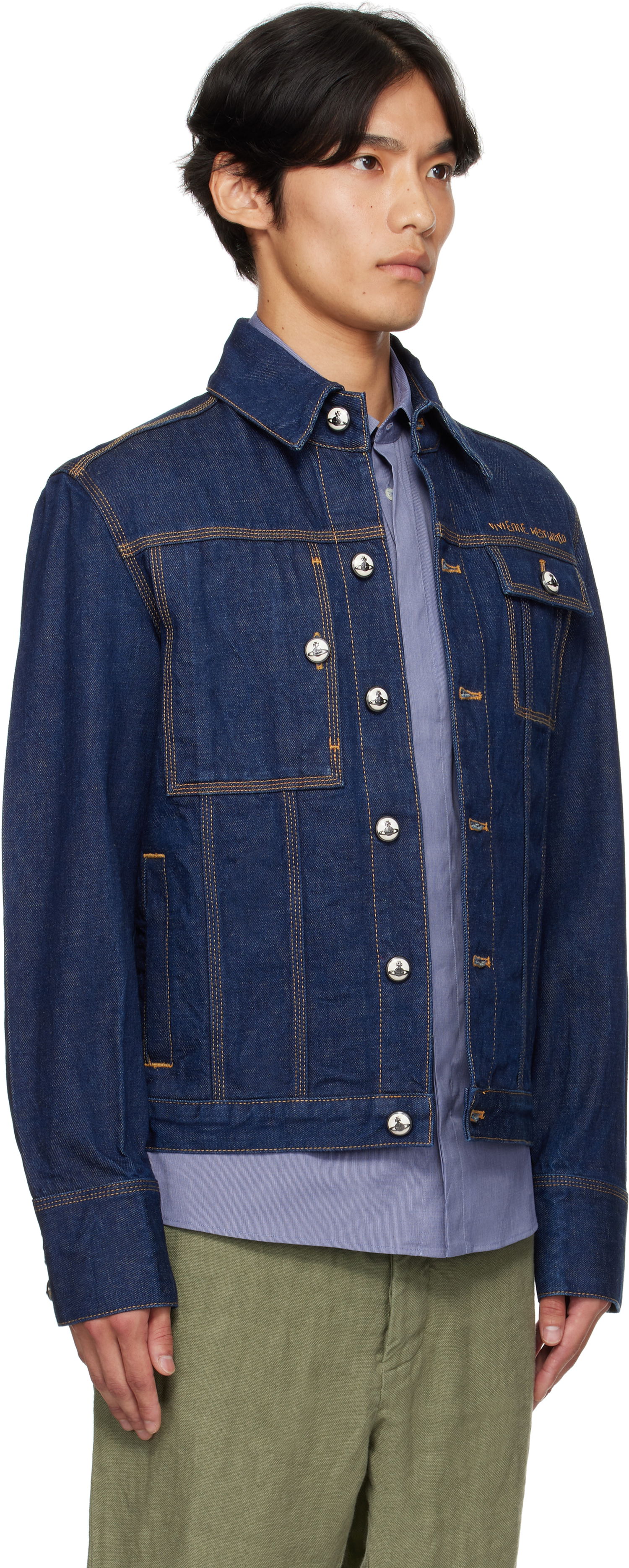 Jakna Vivienne Westwood Vivienne Westwood Worker Denim Jacket Modra | 2801000I-W0163-, 1