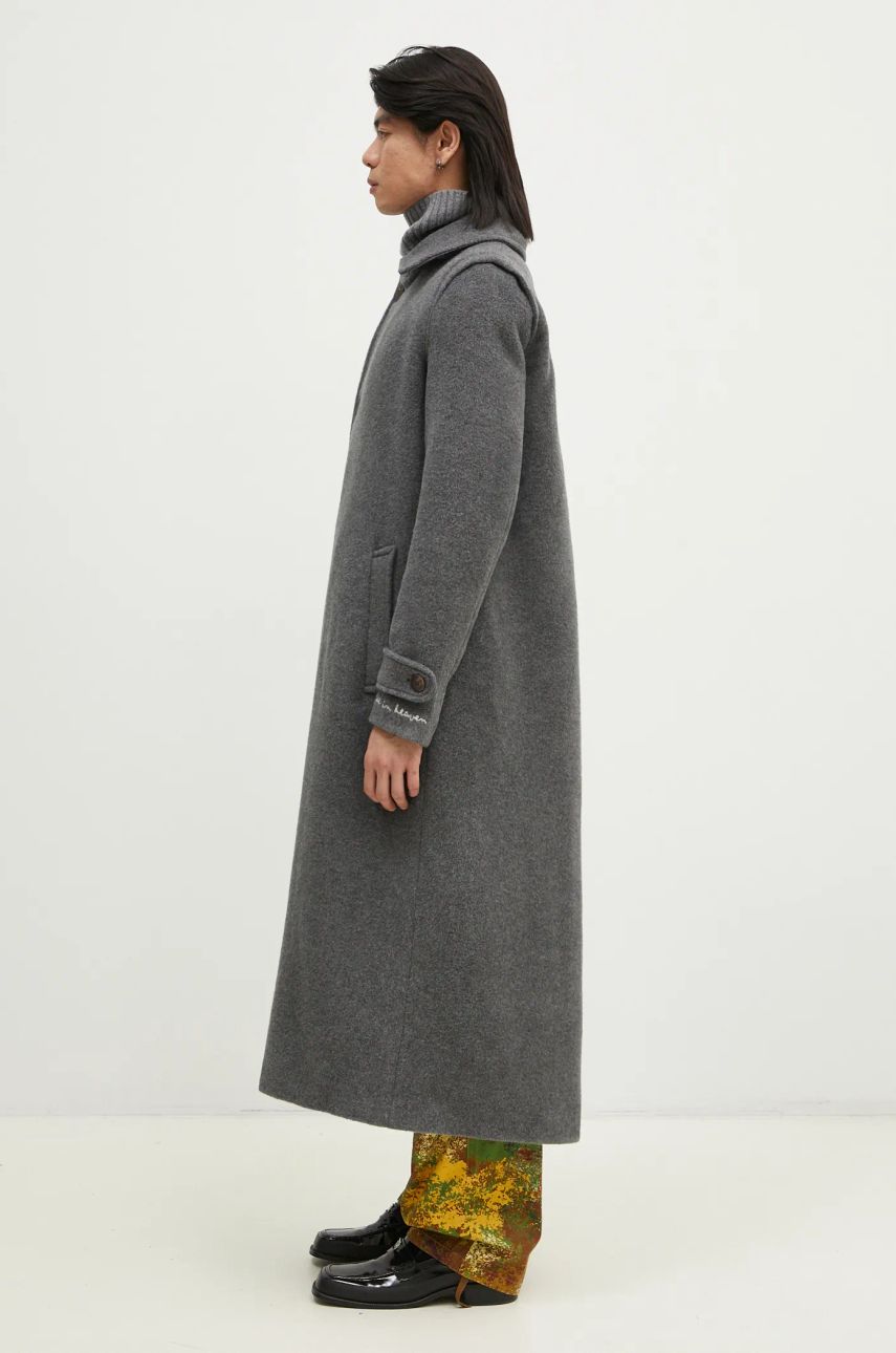 Plašči Fiorucci Fiorucci Wool Coat Siva | U01FMOCO244WO01GY01, 1