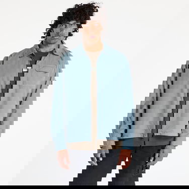 Vetrovka C.P. Company C.P. Company Organic Gabardine Full Zip Overshirt Modra | 18CMOS124A110143G-872, 0