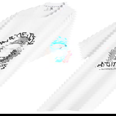 Majica AAPE by A Bathing Ape AAPE Koi Fish Graphic Tee, Size Large Bela | AAPTEM1637XX-WHT, 0