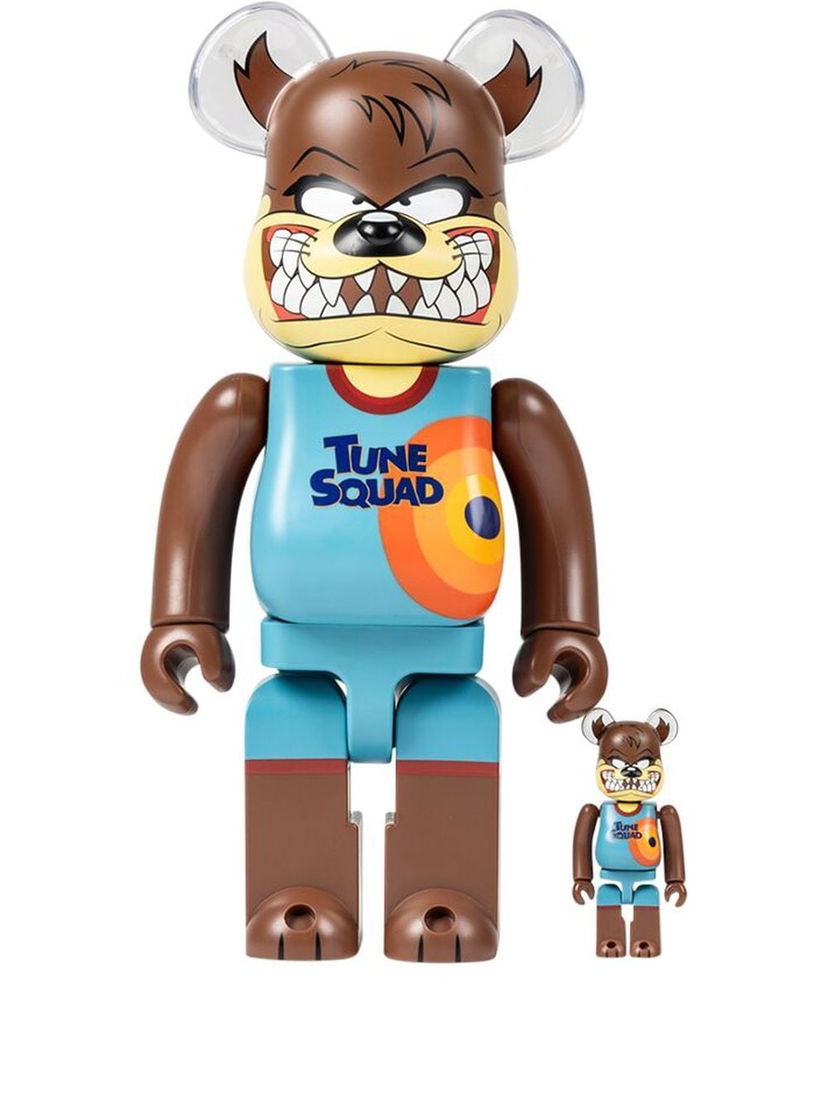 Collectibles Medicom Toy Space Jam Tasmanian Devil BE@RBRICK figure set - Brown Rjava | MEDI008919524735