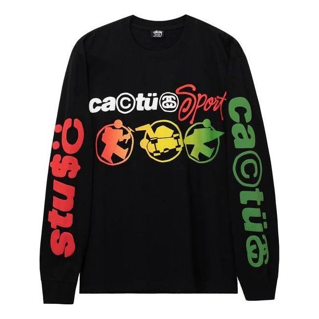 Majica Stüssy Sport Long Sleeve Tee Črna | 3993771, 0