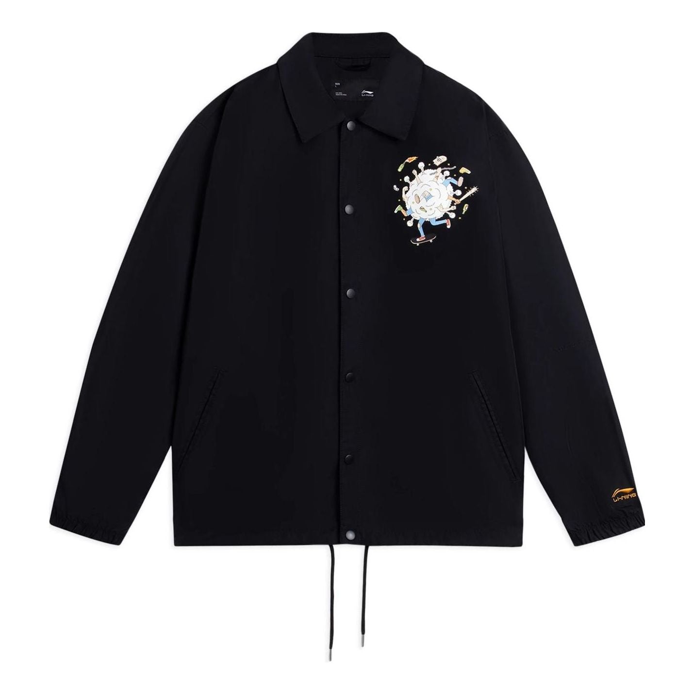 Vetrovka Li-Ning Phil Hackett Graphic Coach Jacket Črna | AFDRA45-1, 0