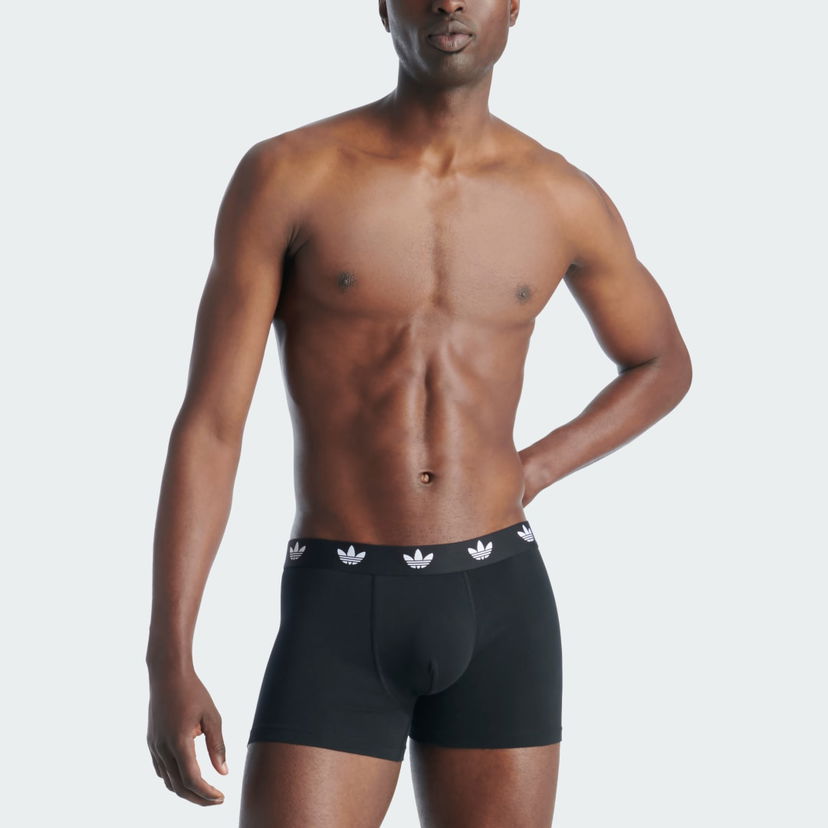 Boksarice adidas Performance Comfort Flex Cotton Trunk (3-Pack) Črna | JK3870