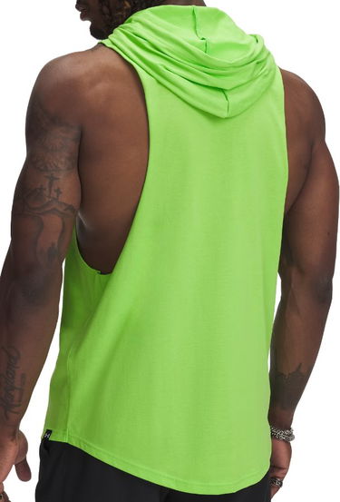 Majica brez rokavov Under Armour Project Rock Wire Sleeveless Hoodie Zelena | 1389986-362, 1