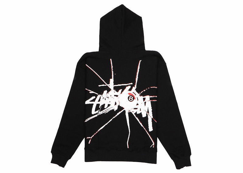 Pulover Stüssy Shattered Graphic Print Zip Hoodie Črna | 1974959_BLAC