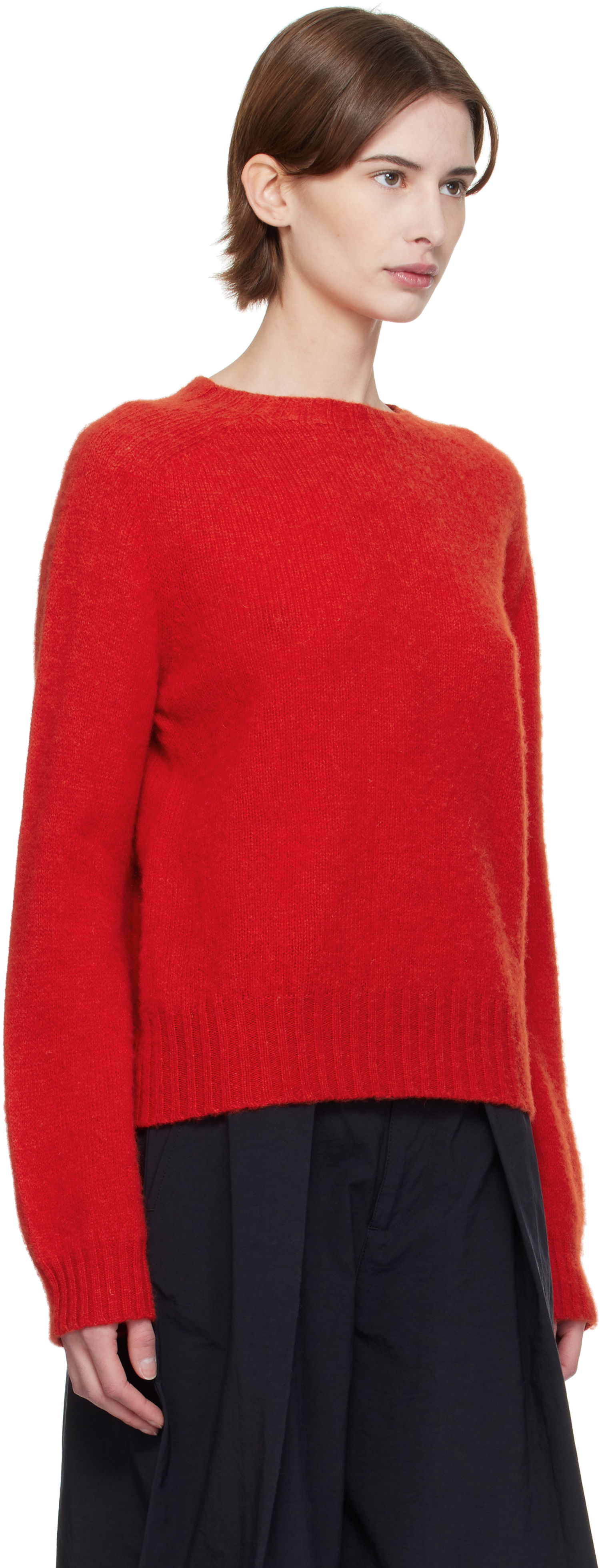 Pleteni pulover YMC YMC Jets Sweater Rdeča | Q8XMA, 1