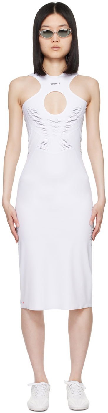 Obleke Coperni Puma Edition Midi Athletic Dress Bela | 62797102 27348737