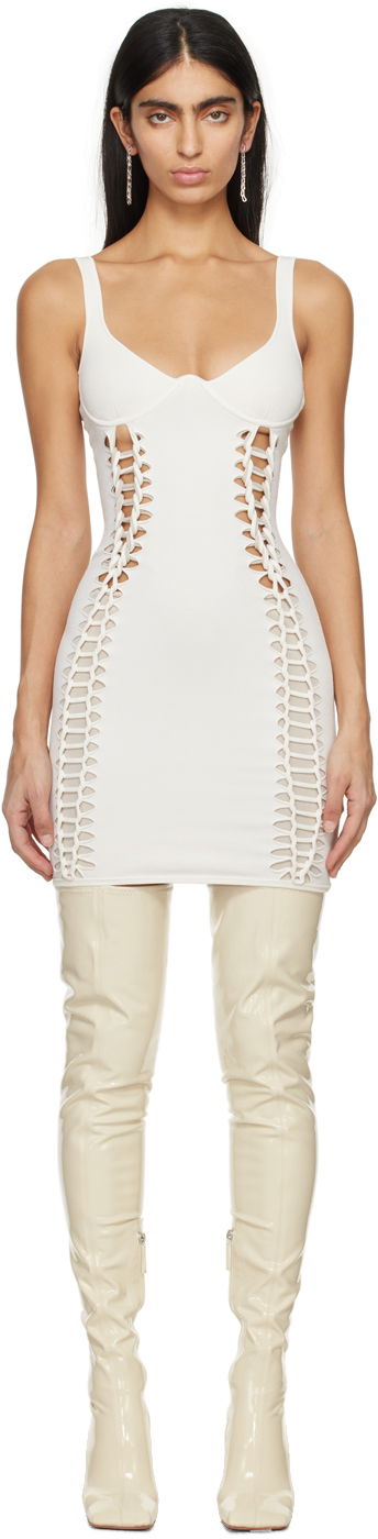 Obleke Dion Lee Dion Lee Braided Minidress Bela | A7801PS24