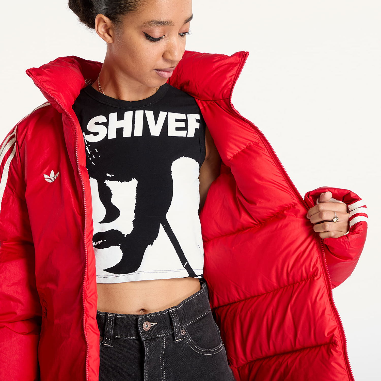 Puhovka adidas Originals AVAVAV x Jacket Better Scarlet Rdeča | JG1427, 1