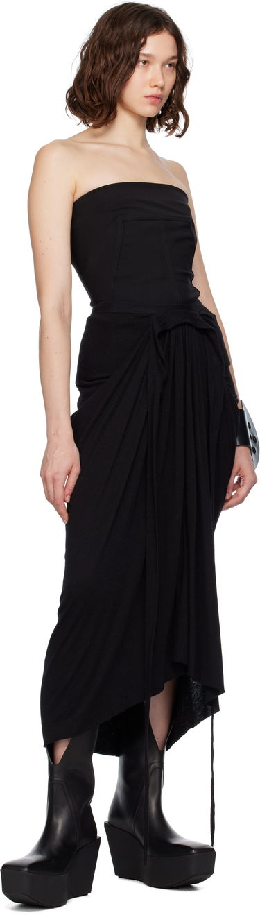 Majica brez rokavov Rick Owens Rick Owens Concordians Wool Bustier Top Črna | RP02E4127 WST, 4