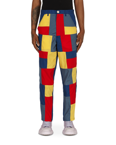 Hlače Comme des Garçons Patchwork Pants Rdeča | FG-P022-SS21 1, 0