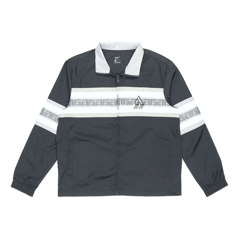 Vetrovka Nike Giannis Alphabet Zip-Up Long Sleeve Jacket Črna | CK6246-010