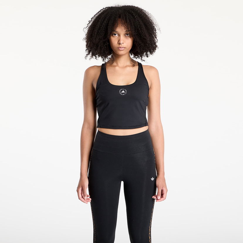 Majica brez rokavov adidas Performance adidas by Stella McCartney Yoga Crop Top Črna | JW1999