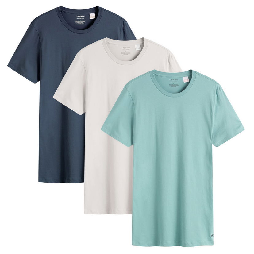 Majica CALVIN KLEIN Crew Neck T-Shirt - 3 Pack Zelena | LV00NB4051055
