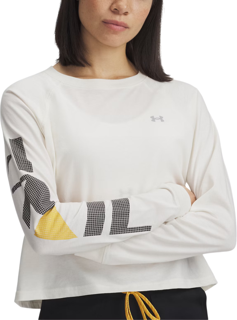 Majica Under Armour Under Armour UA Trail Run Graphic Long Sleeve T-Shirt Bela | 1389843-279