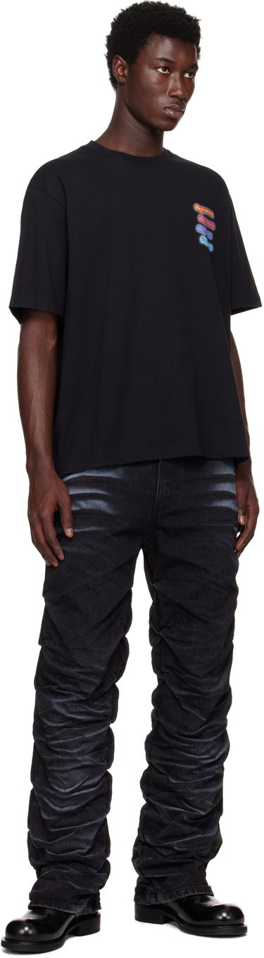 Kavbojke We11done We11done Textured Fold Jeans Črna | WD-DP2-25-356-M-BK, 3