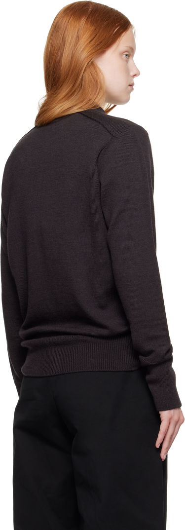 Pleteni pulover Studio Nicholson Studio Nicholson Conan Knit Cardigan Rjava | CONAN SN - 1500, 2