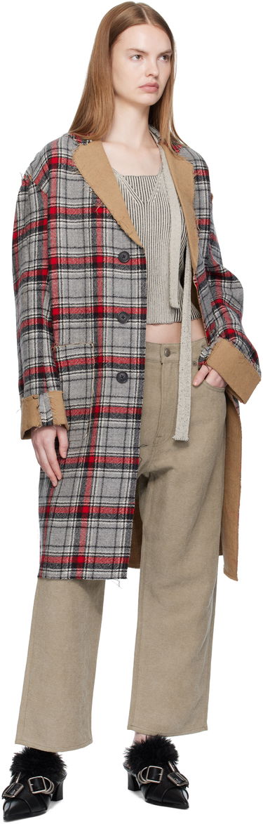 Plašči R13 R13 Raw Cut Reversible Coat Večbarvna | R13WR469-R566A, 3