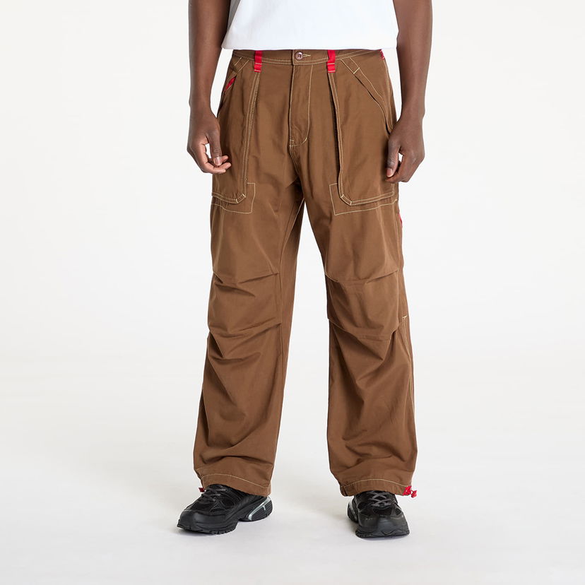 Cargo hlače Pleasures PLEASURES Public Utility Pants Rjava | P24W011 BROWN