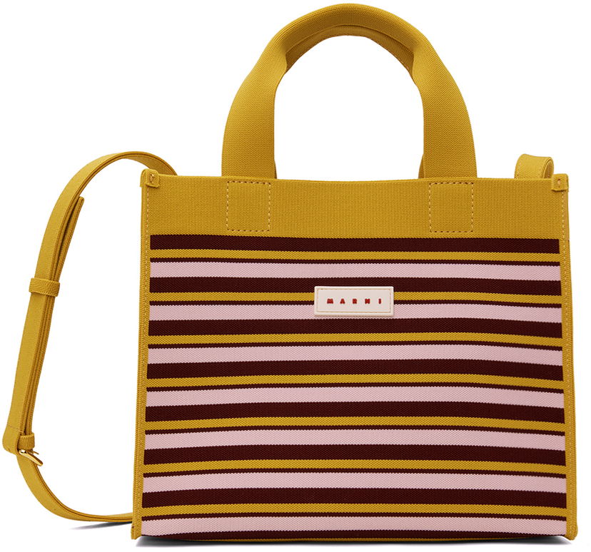 Tote bag Marni Small Shopping Tote Bag Roza | SHMP0083Q1 P6485