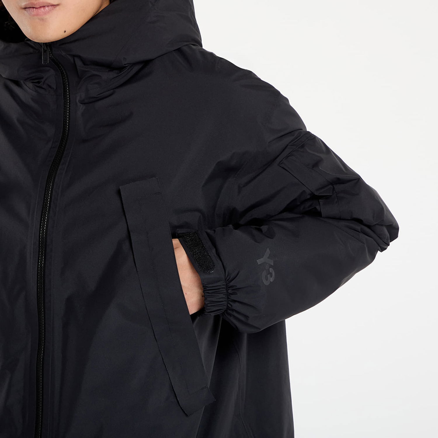 Jakna Y-3 Y-3 Graphic Hooded Jacket Črna | JW4619, 1