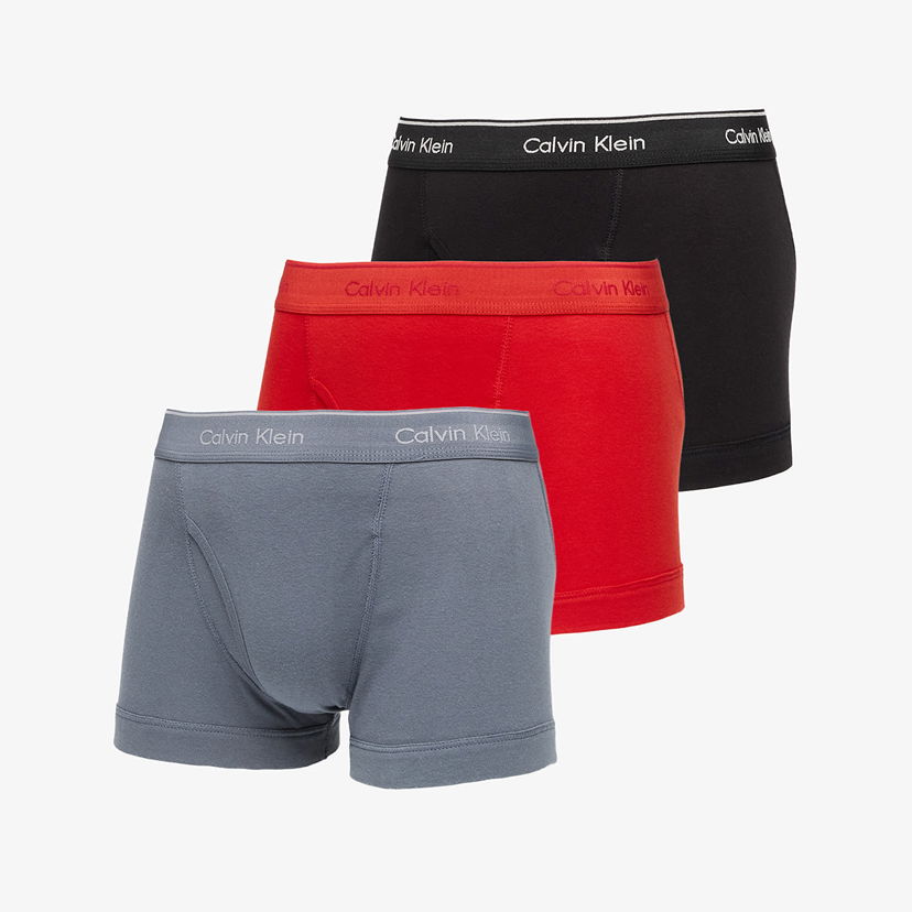 Boksarice CALVIN KLEIN Calvin Klein Trunk 3-Pack Boxer Briefs Večbarvna | 000NB4002A 058