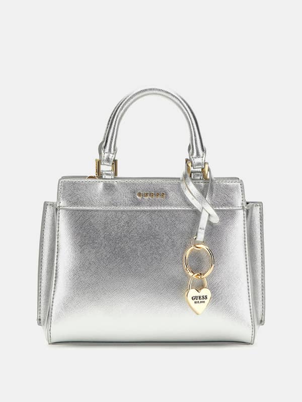 Torbica GUESS Laminated Handbag Siva | HWVASAP4236, 0