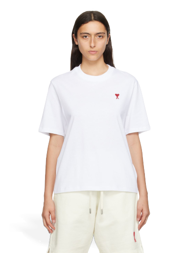 Majica AMI T-Shirt Bela | BFUTS005.726