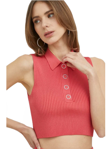 Krop-top BOSS Top Roza | 50486095
