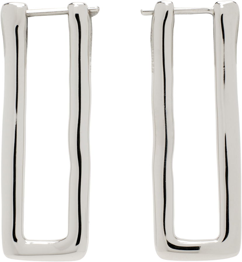 Uhani Jil Sander Jil Sander Long Angular Earrings Kovinski | J11VG0243_P6959