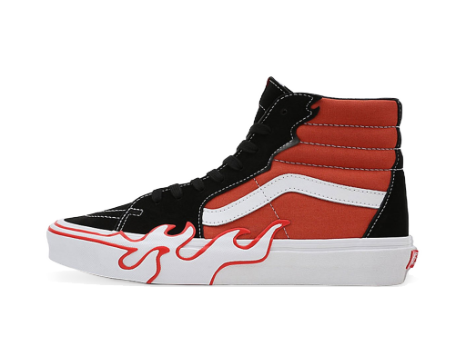 Skateboarding Vans SK8-Hi Flame Burnt Ochre Rdeča | VN0005UJGWP