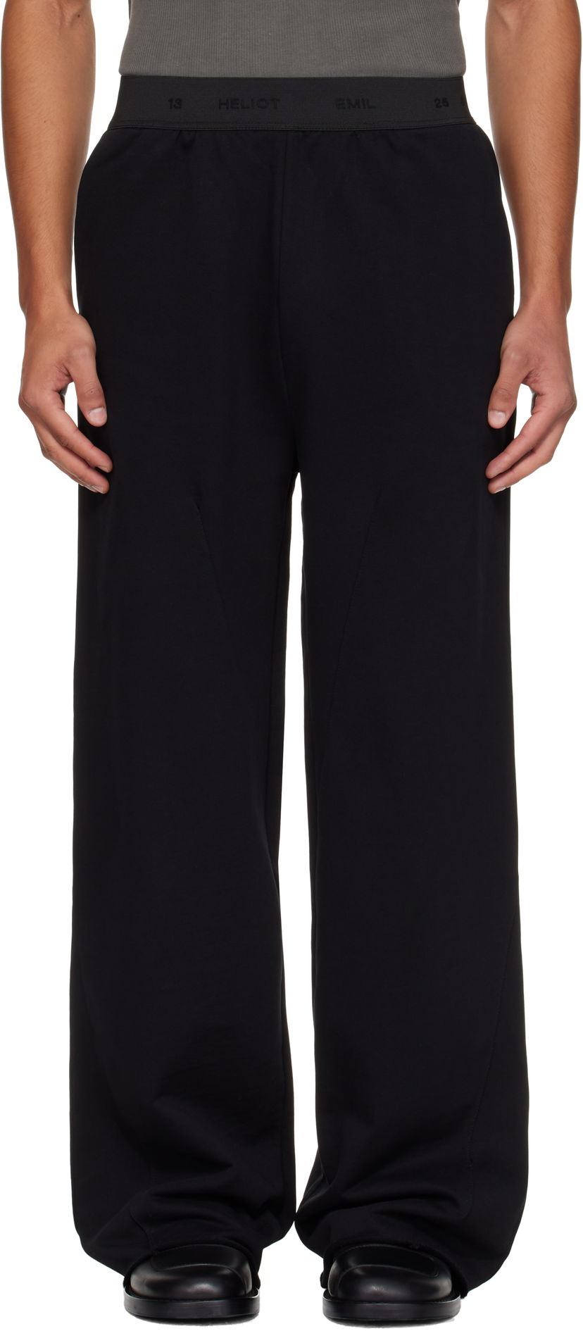 Trenirka HELIOT EMIL HELIOT EMIL Plannar Sweatpants Črna | AW25_M_10_215_BLK01