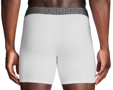 Boksarice Under Armour Perf Cotton 6in-WHT Bela | 1383889-100, 1