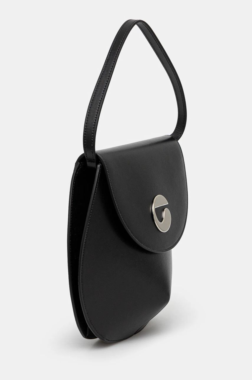 Torbica Coperni Coperni U.F.O. Leather Handbag Črna | COPBA34405, 1