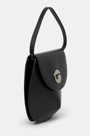 Torbica Coperni Coperni U.F.O. Leather Handbag Črna | COPBA34405, 1