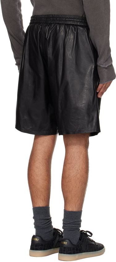 Kratke hlače AMIRI AMIRI Lightweight Leather Shorts Črna | AMLTSH1017, 2